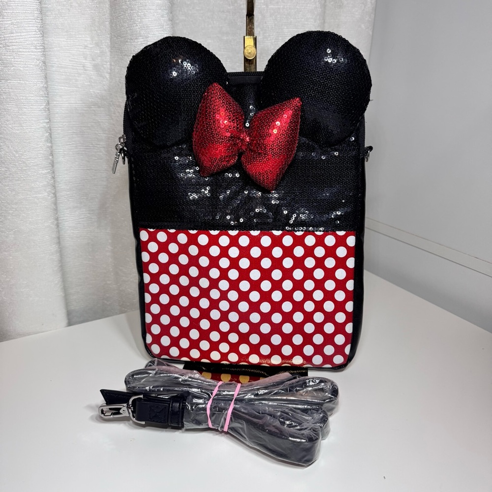Disney Parks Minnie Mouse Tablet Crossbody Bag